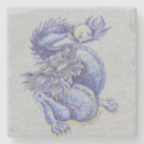 Recherche de dragon bleu dessous de verres Élégant