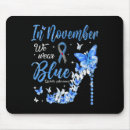 Recherche de novembre tapis souris Bleu