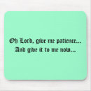 Recherche de la patience tapis souris Humour