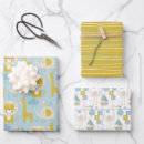 Recherche de cigognes papier cadeau Baby boy