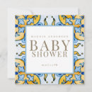 Recherche de jaune bleu invitations Mother to be