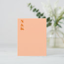 Recherche de corail vœux cartes Minimaliste