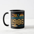 Recherche de vintage 1986 tasses Rétro