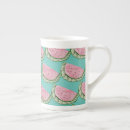 Recherche de pastèque motif tasses Aquarelle