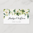 Recherche de fleurs blanches cartes visite Pour elle