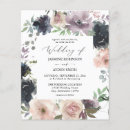 Recherche de bleu lavande mariage invitations Rustique