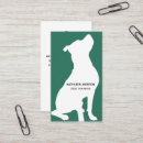 Recherche de animal domestique cartes visite Toilettage de chien