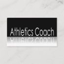 Recherche de athlétisme cartes visite Entraîneur
