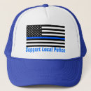Recherche de mince casquettes Police