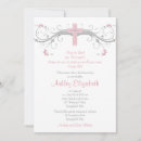 Recherche de croix argentée invitations Floral