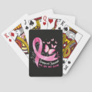 Recherche de sein jeux de cartes Sensibilisation au cancer