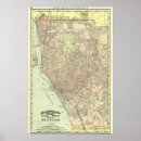 Suche nach street map poster Vintag