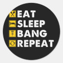 Recherche de chien vintage autocollants Mens j'ai deux titres