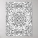 Recherche de motif marguerite posters Noir et blanc