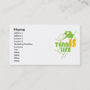 Recherche de concurrence cartes visite Tennis
