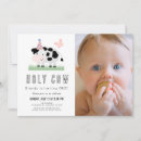 Recherche de fille vache invitations Baby girl