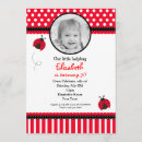 Recherche de rouge de coccinelle anniversaire invitations Noir