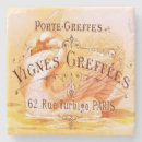 Recherche de vigne dessous de verres Vintage