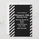 Recherche de rayure de zèbre invitations Fête