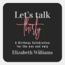 Recherche de anniversaire adulte autocollants Minimaliste moderne