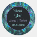 Suche nach pfau umschlag aufkleber Elegant