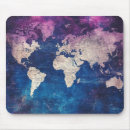 Recherche de monde carte tapis souris Céleste