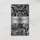 Recherche de baroque mini cartes visite Noir