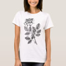 Recherche de dessin rose tshirts Botanique