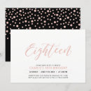 Recherche de 18 ans anniversaire invitations Moderne