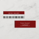 Recherche de professeurs de musique cartes visite Clavier