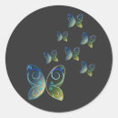 Recherche de ailes de papillon autocollants Fleur