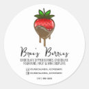 Recherche de fraise chocolat autocollants Dessert