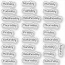 Suche nach wochentag aufkleber Zeitschrift