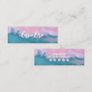 Recherche de couleur rose cartes visite Aquarelle