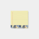 Suche nach muster auf post it Blau