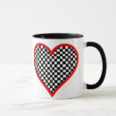 Recherche de coeur gothique tasses Noir