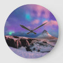 Suche nach aurora borealis wanduhren Landscape