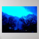 Suche nach nacht himmel poster Blau