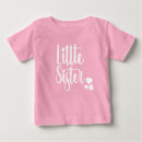 Recherche de petit frère bébé tshirts Petite soeur