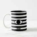 Recherche de rayé noir et blanc tasses Élégant