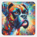 Recherche de chien boxer autocollants Vert
