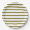Recherche de rayé assiettes en papier Preppy