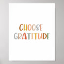 Recherche de gratitude posters Motivation