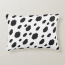 Recherche de taches noires coussins Blanc