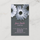 Suche nach rosa gänseblümchen visitenkarten Florist
