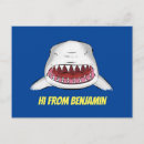 Recherche de requin blanc cartes postales Océan