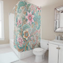 Recherche de vintage pink rideaux douche Rustique