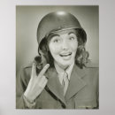 Suche nach trägt poster Betrachten der kamera