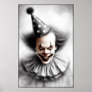 Suche nach gruseliger clown poster Unheimlich