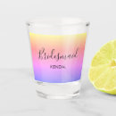 Recherche de bridesmaid shot verres Rose